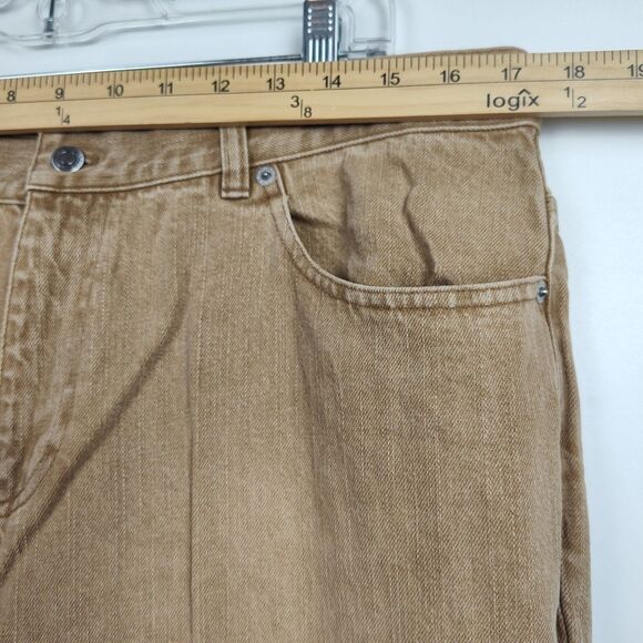 Lauren Jeans Co. Ralph Lauren Jeans Women's 16W Brown Straight-Leg - Picture 3 of 9